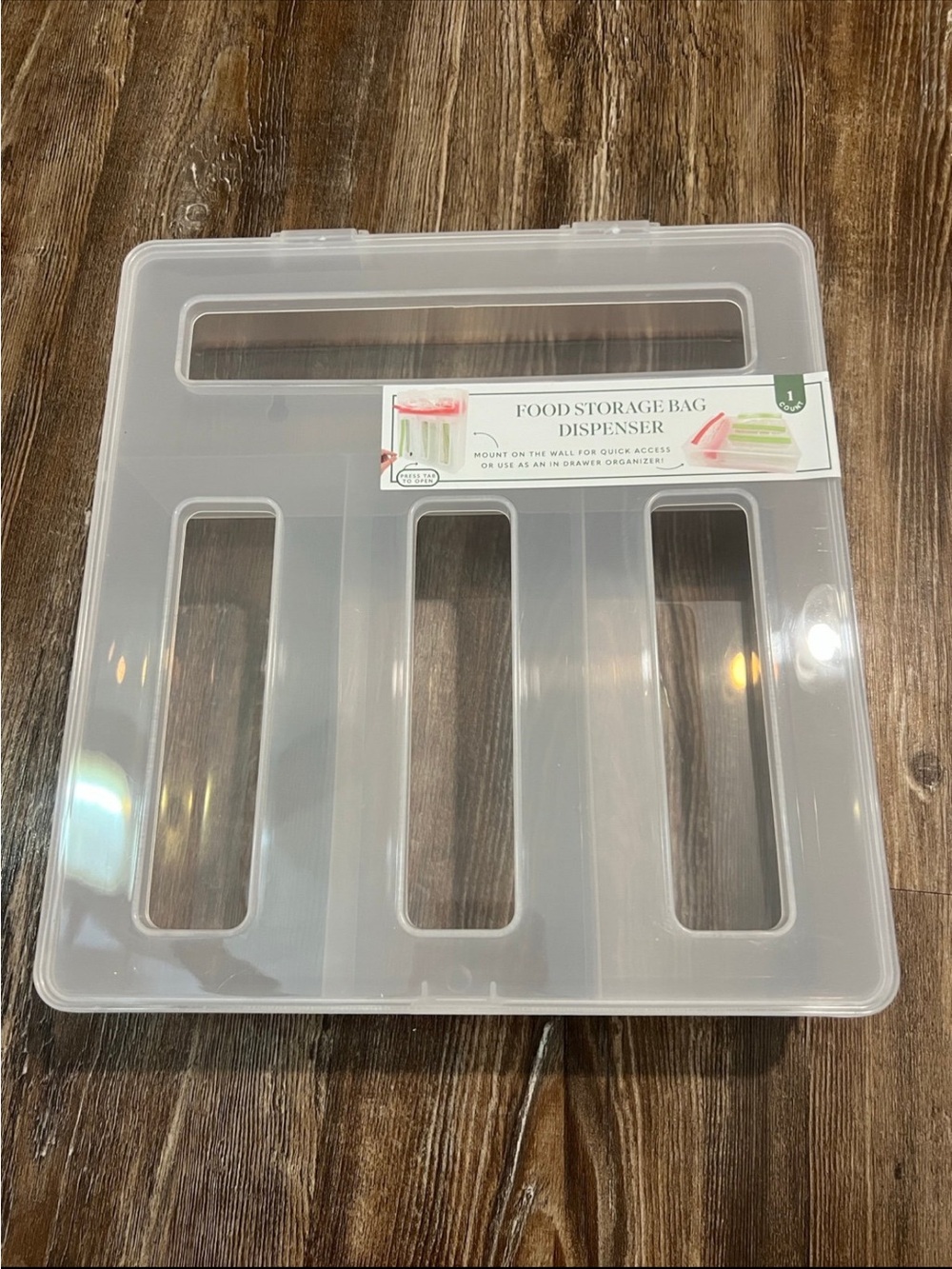 Storage box for baggies